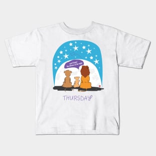 Silence night with Lions family T-shirt - Take it on every Thursday Kids T-Shirt